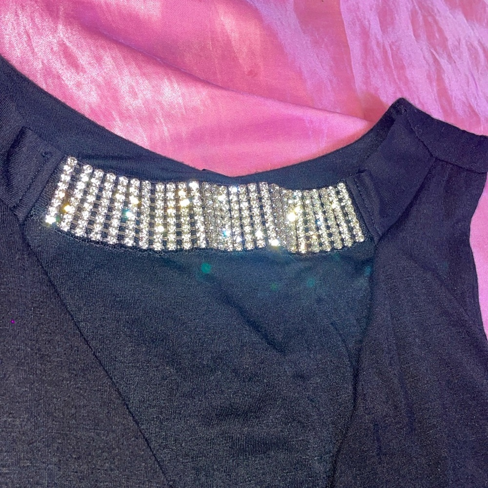 Windsor Black Rhinestone Dress 🖤✨ - Picture 2 of 2